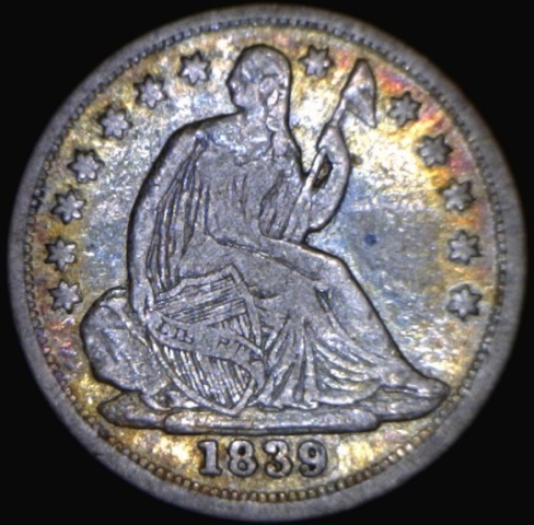 1839-Half-Dime