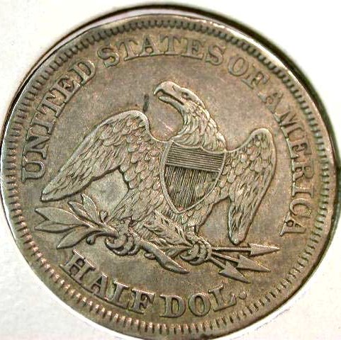 1854-Seated-Liberty-Half-Dollar