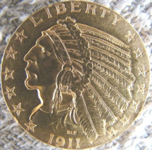 1911-Indian-$5