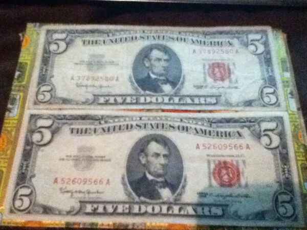 Value-Of-1963-Red-Seal-$5's?