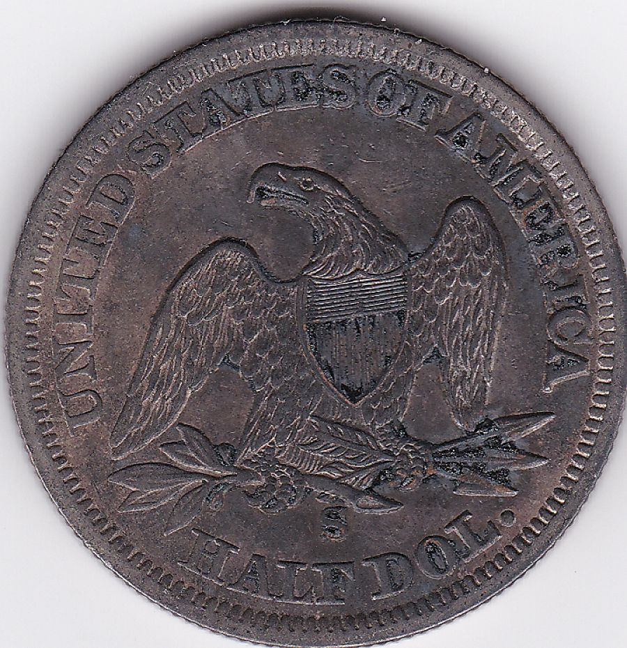Fire-Damage-Of-1859-S-Seated-Liberty-Half-Dollar