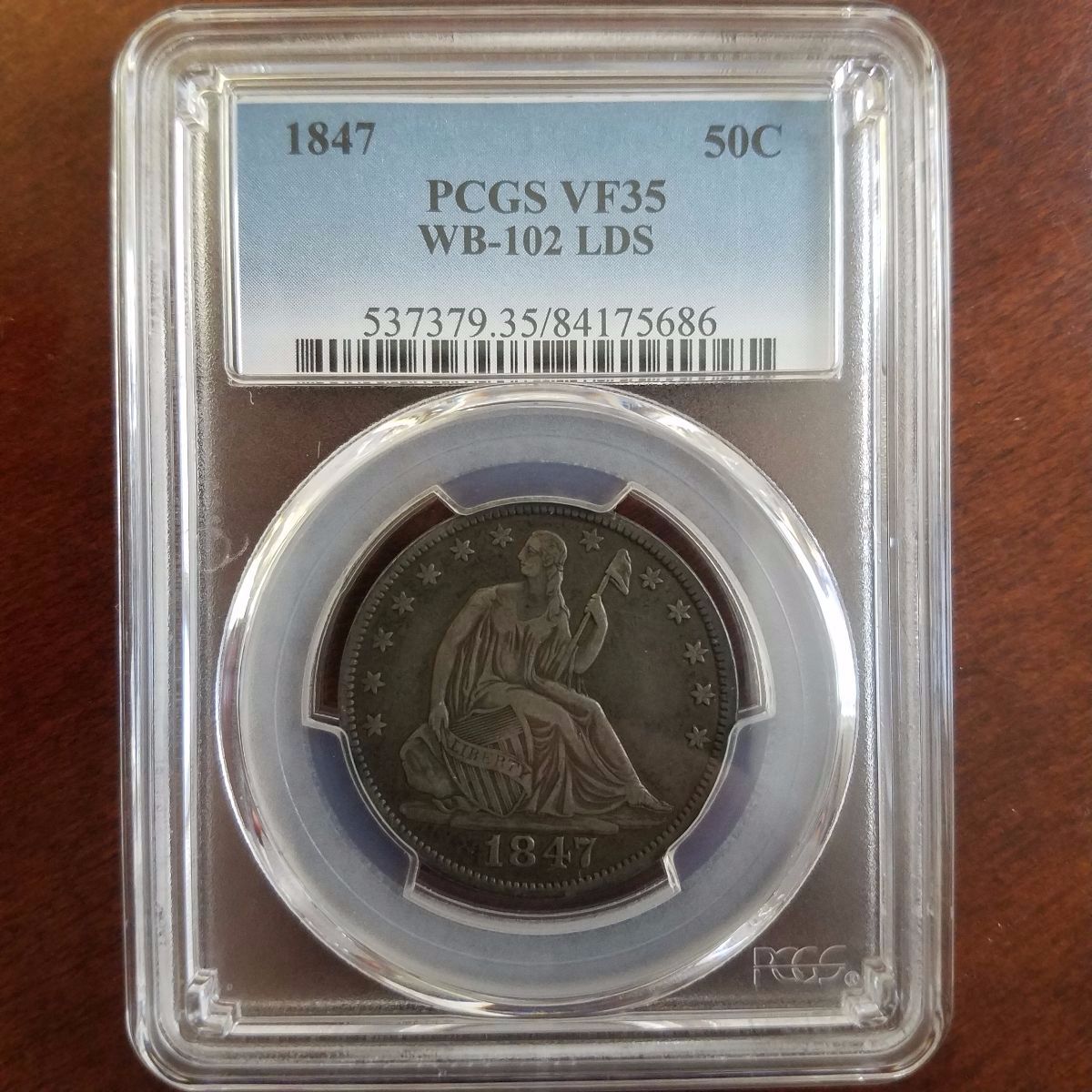 Variety-For-1847-Liberty-Seated-Half-Dollar