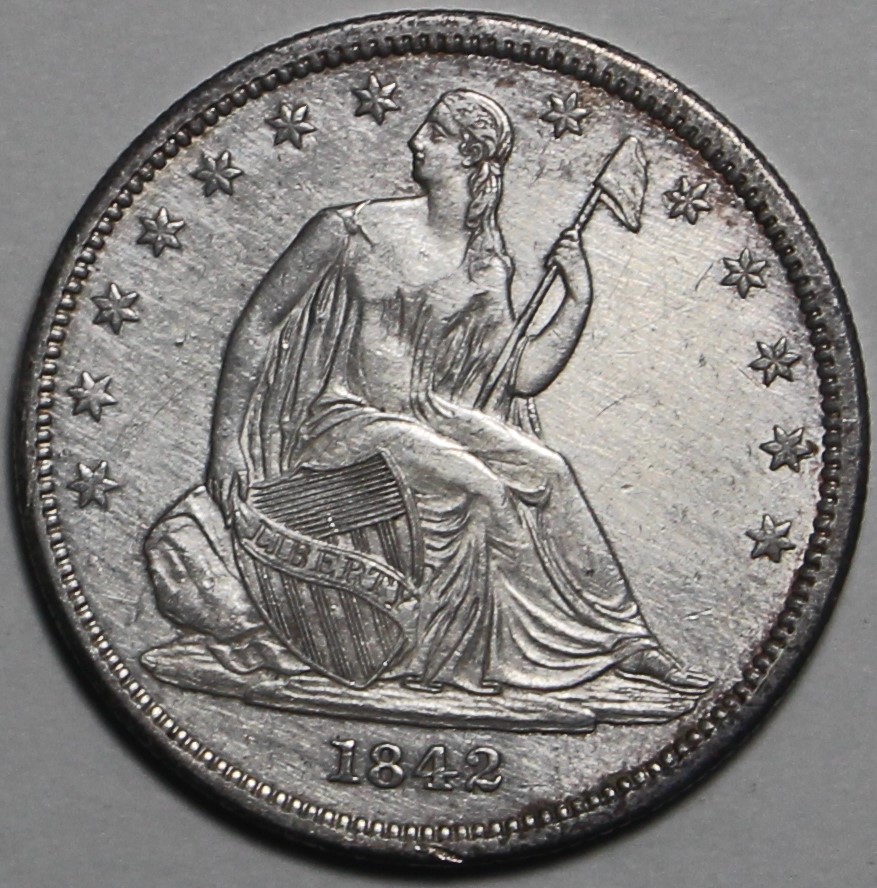 Rare-1842-Small-Date-DDR-Half-Dollar