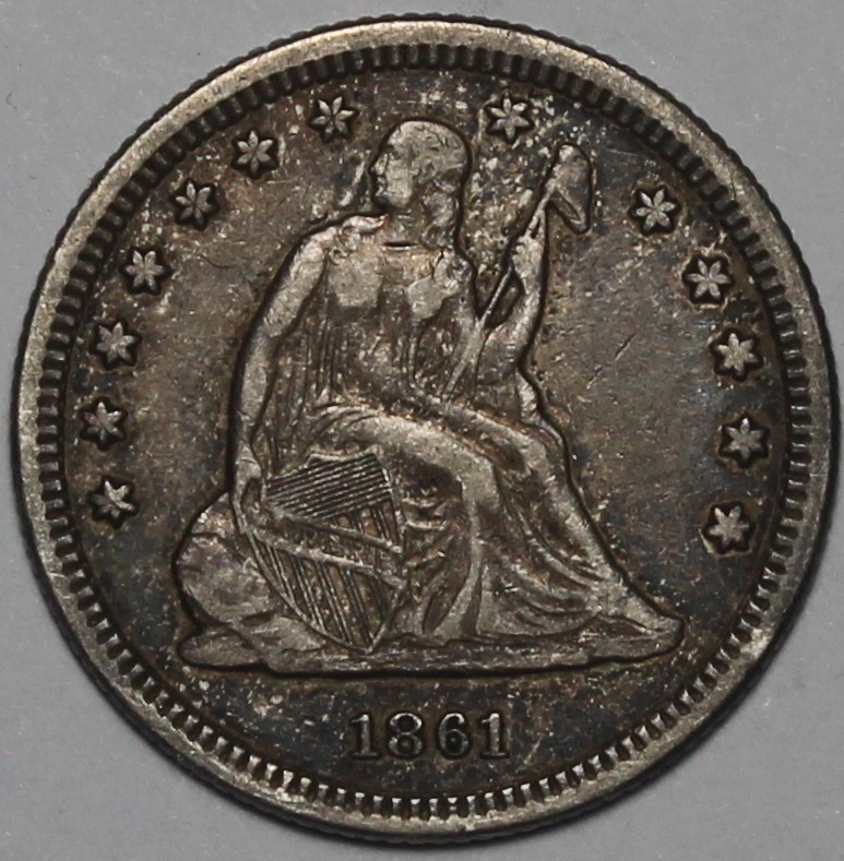 1861-Seated-Quarter,-Grade-And-Opinions?