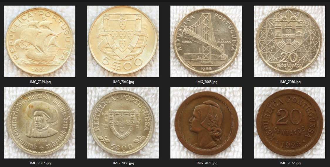A-Collection-Of-Coins-From-Portugal