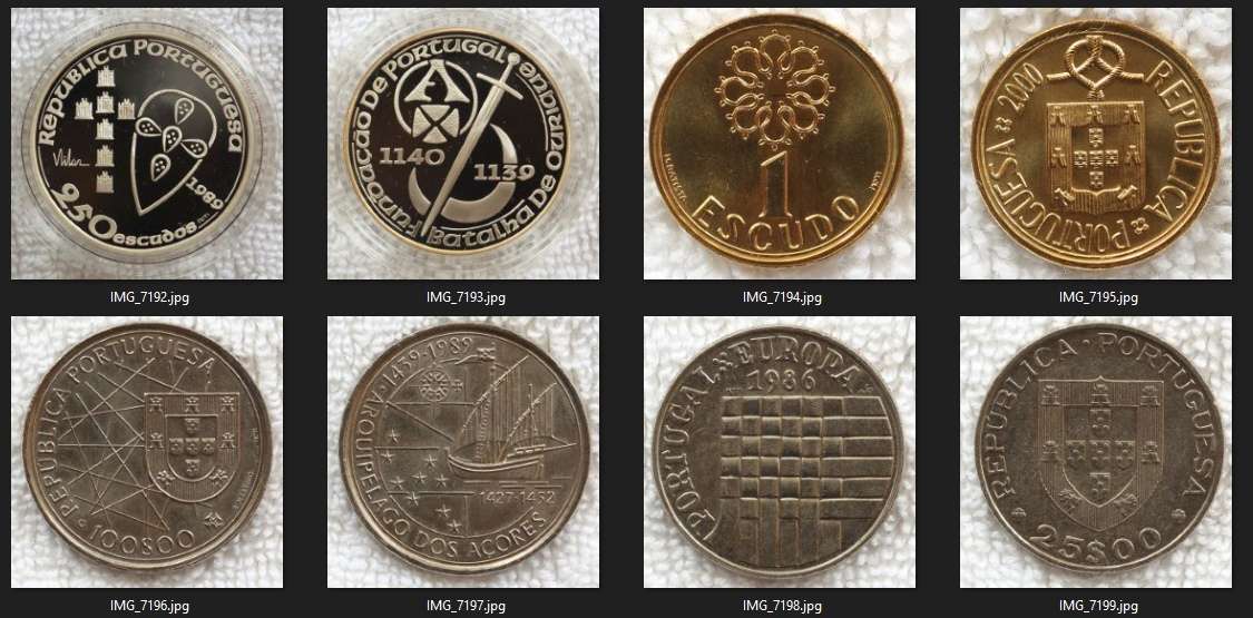 A-Collection-Of-Coins-From-Portugal