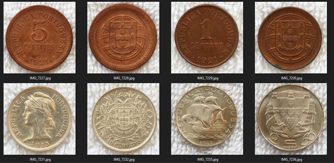 A-Collection-Of-Coins-From-Portugal