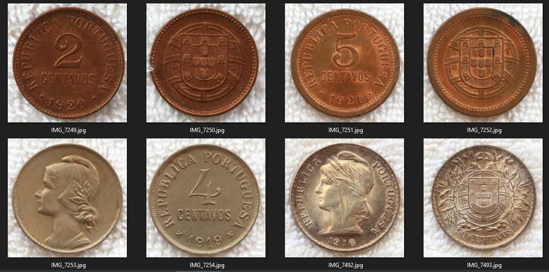 A-Collection-Of-Coins-From-Portugal