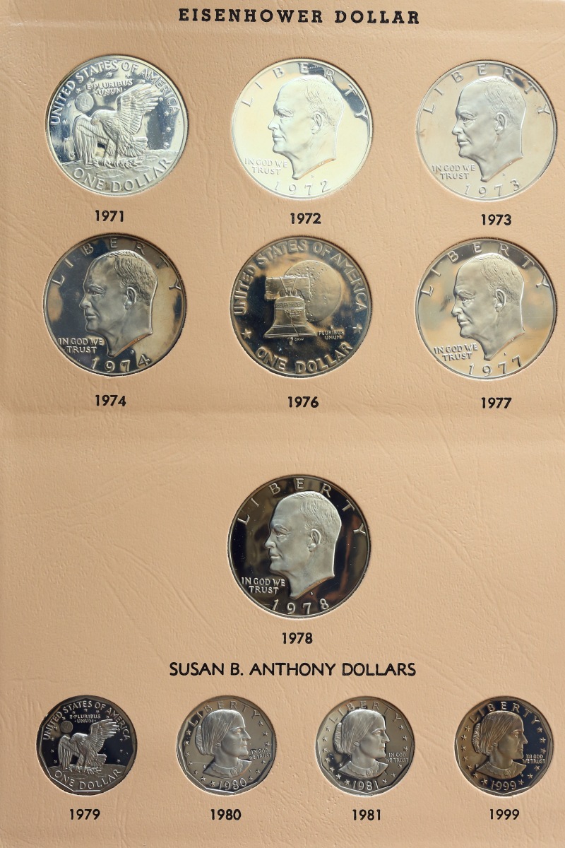 Started-A-Dansco-7172---1878-To-1999-Dollar-Date-Set