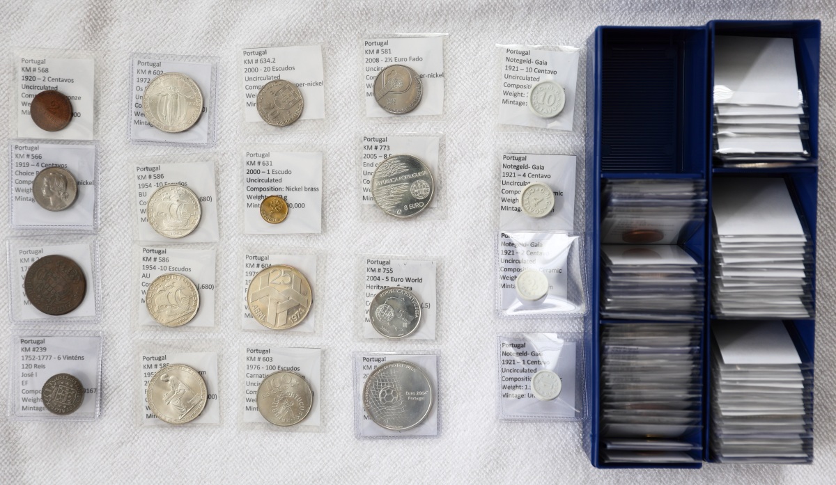 A-Collection-Of-Coins-From-Portugal
