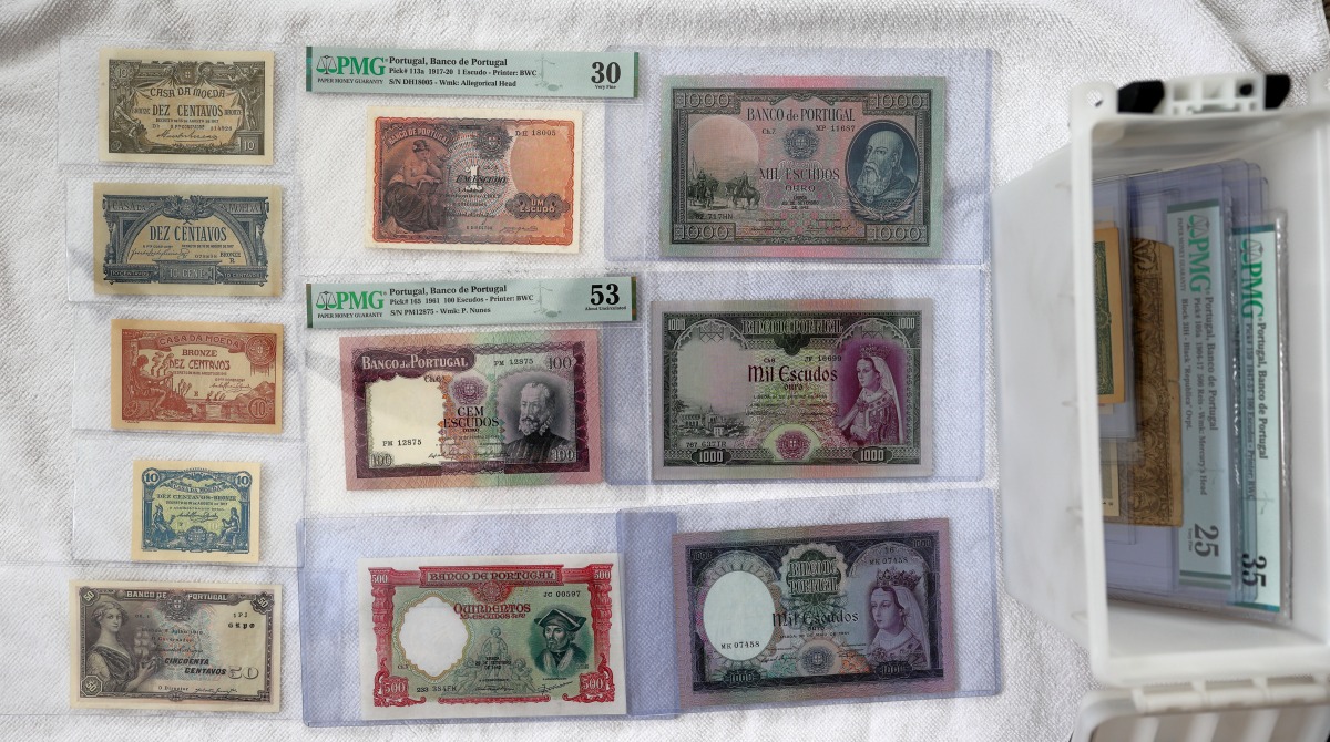 A-Collection-Of-Coins-From-Portugal