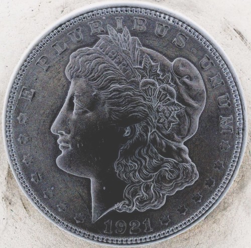 Some-Cool-Die-Cracks-And-Gouges.-1921-D-Morgan-Dollar