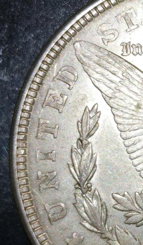 Some-Cool-Die-Cracks-And-Gouges.-1921-D-Morgan-Dollar