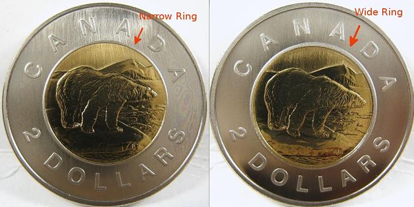 1996-Specimen-Toonie-Wide-Ring-And-Narrow-Ring-Question