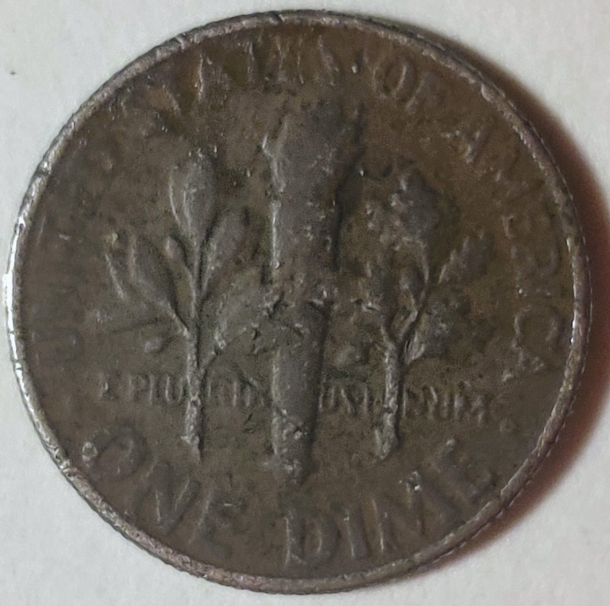 1967-No-Mint-Mark-Dime,-No-Clad-Error?