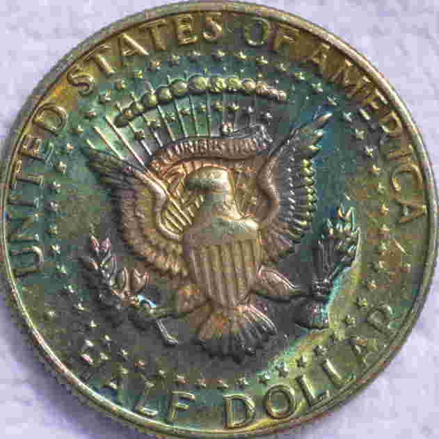 Toned-1972-D-Kennedy-Half-Dollar