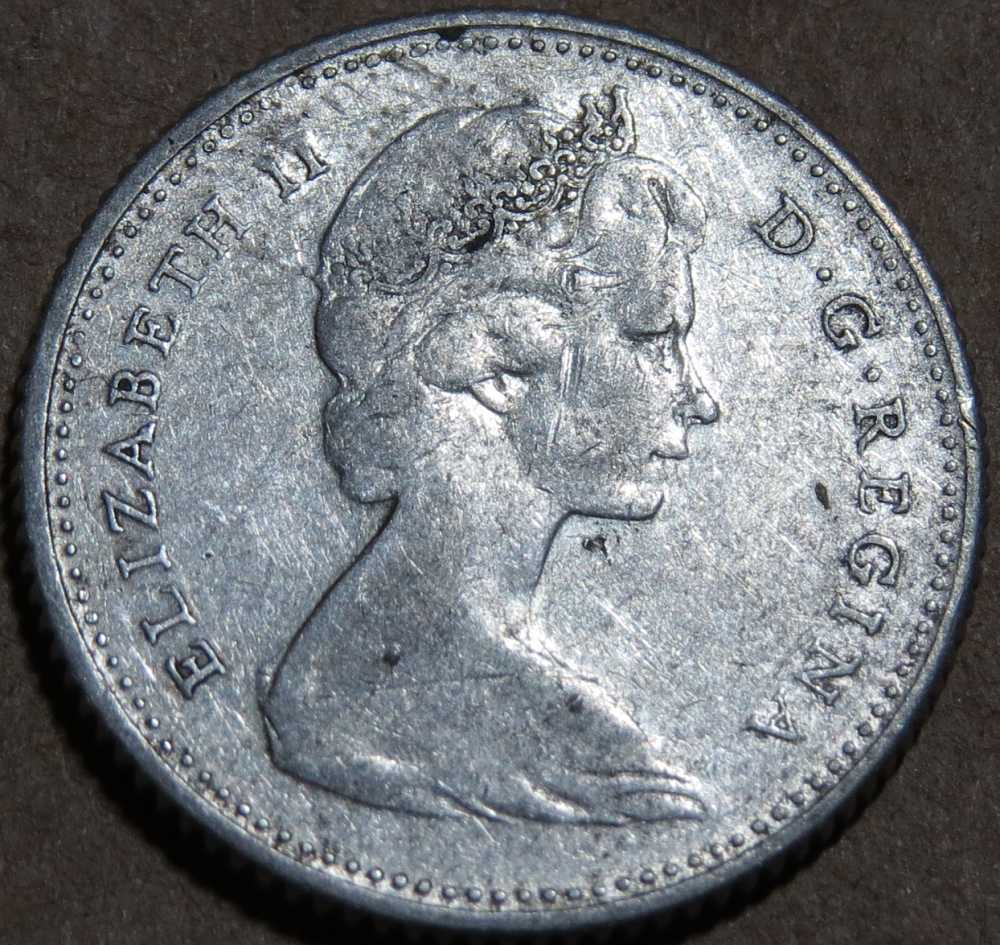 Canadian-Dime,-And-Nickels