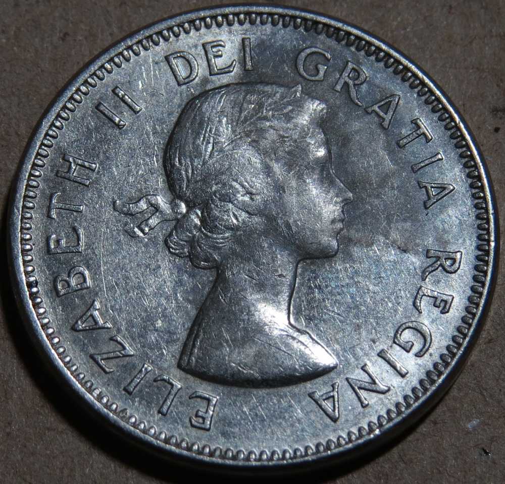 Canadian-Dime,-And-Nickels