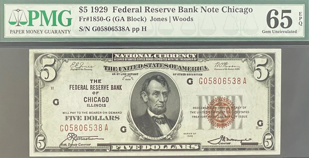 Small-Size-US-Currency-Type-Set---Federal-Reserve-Bank-Notes