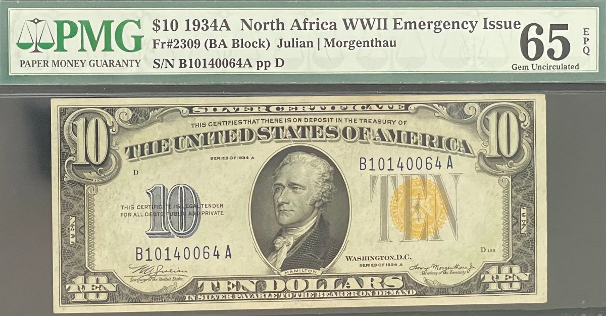 Small-Size-US-Currency-Type-Set---WWII-Emergency-Notes