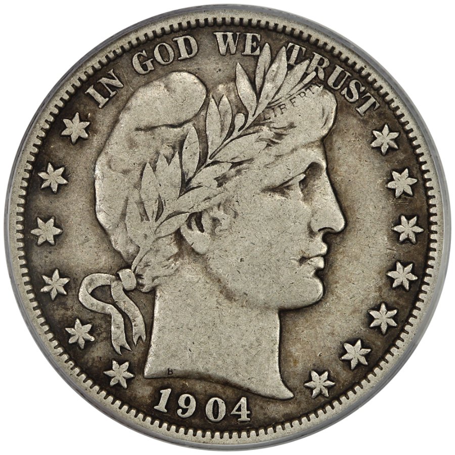 1904-S-Barber-Half-For-Grading