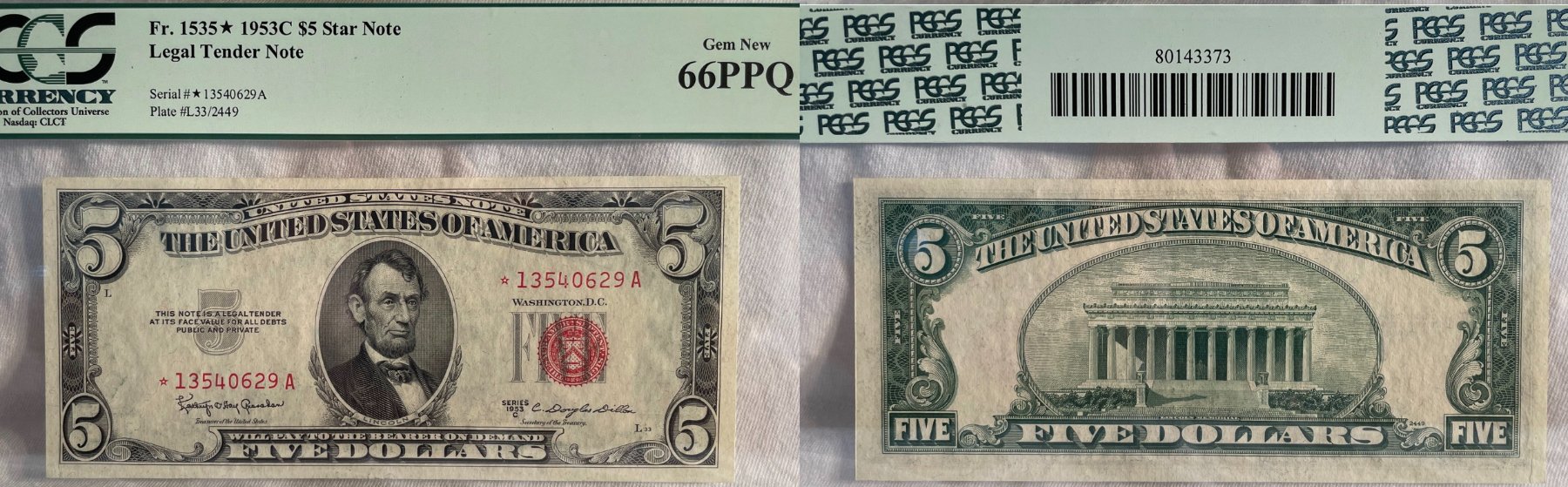 Small-Size-US-Currency-Type-Set---Legal-Tender-Notes