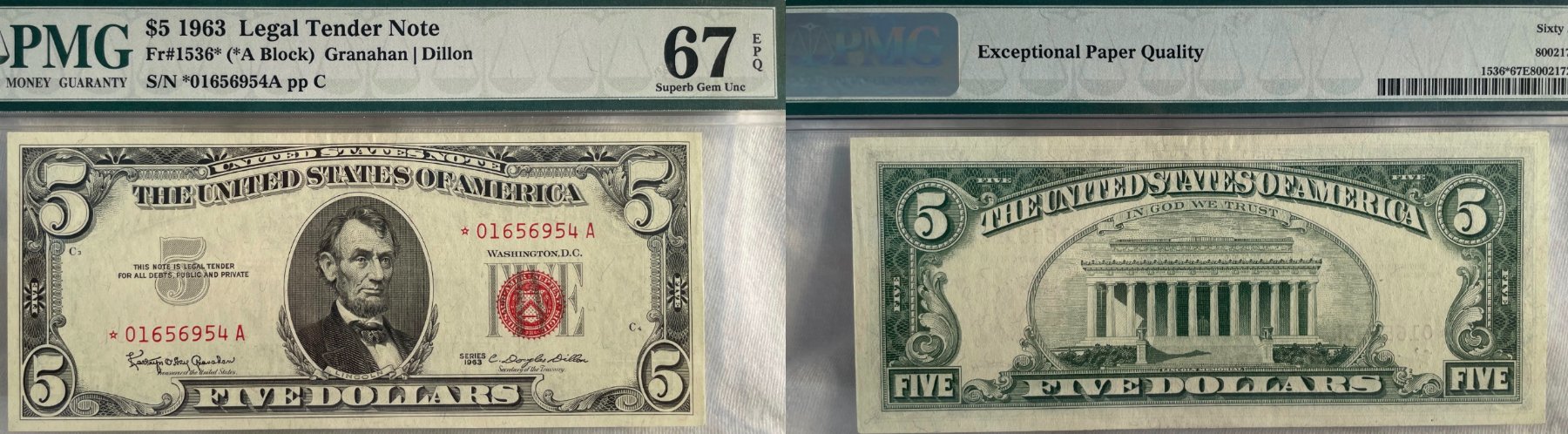 Small-Size-US-Currency-Type-Set---Legal-Tender-Notes