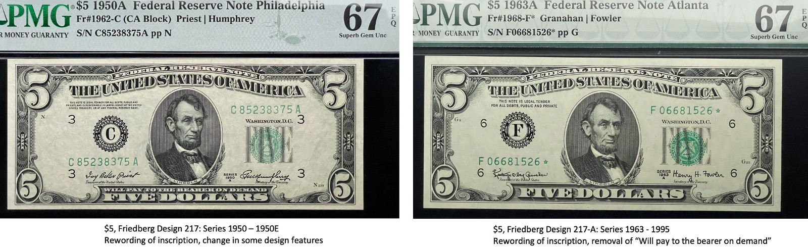 Small-Size-Federal-Reserve-Note-Type-Set,-$1-Through-$100
