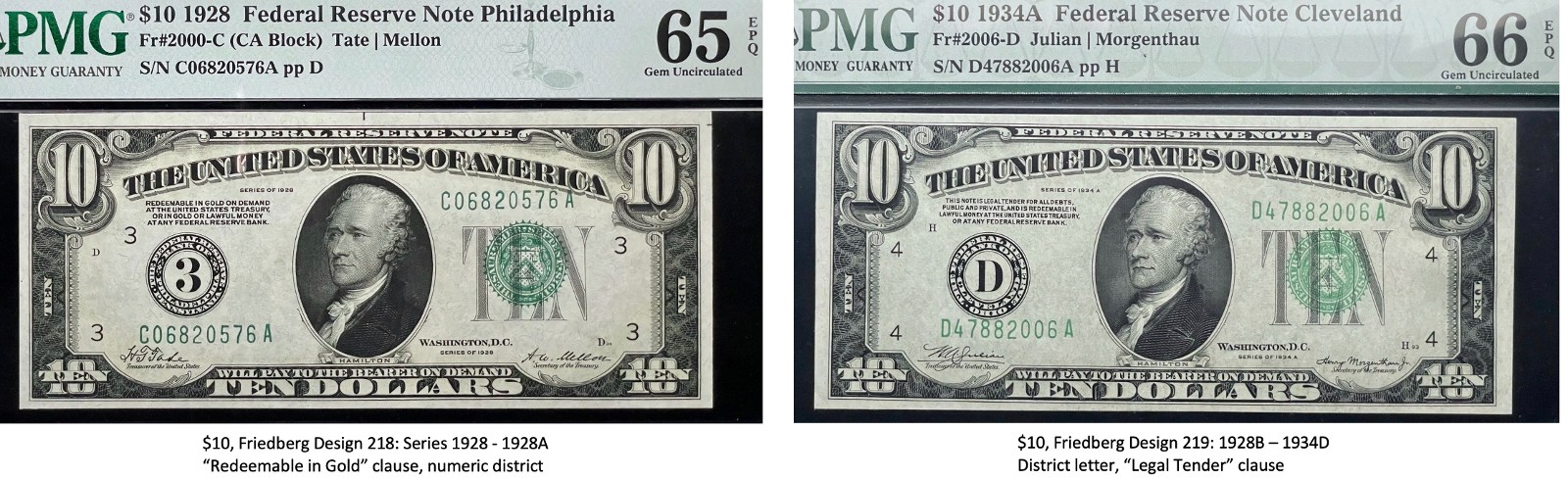 Small-Size-Federal-Reserve-Note-Type-Set,-$1-Through-$100