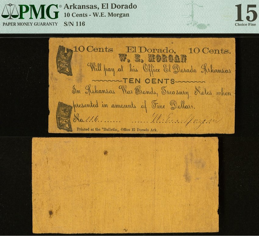 Hokiefan's-Collection-Of-Arkansas-Obsoletes,-Scrip-And-National-Bank-Notes