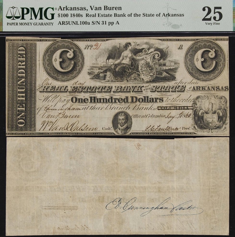 Hokiefan's-Collection-Of-Arkansas-Obsoletes,-Scrip-And-National-Bank-Notes