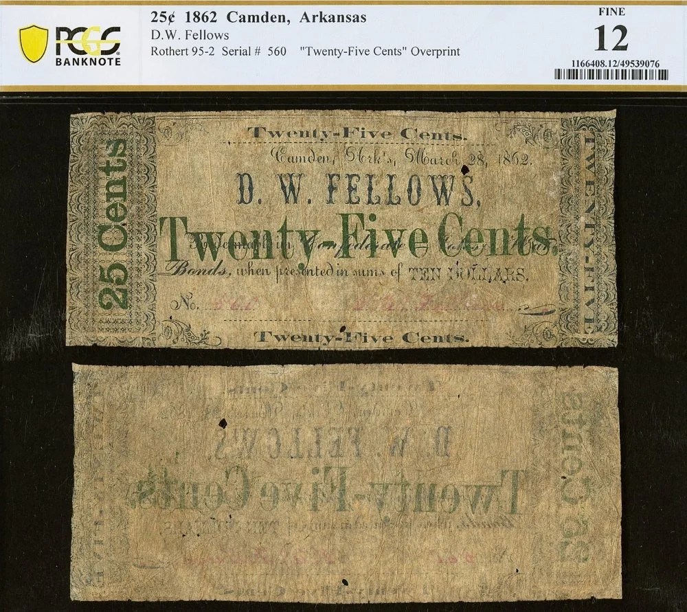 Hokiefan's-Collection-Of-Arkansas-Obsoletes,-Scrip-And-National-Bank-Notes