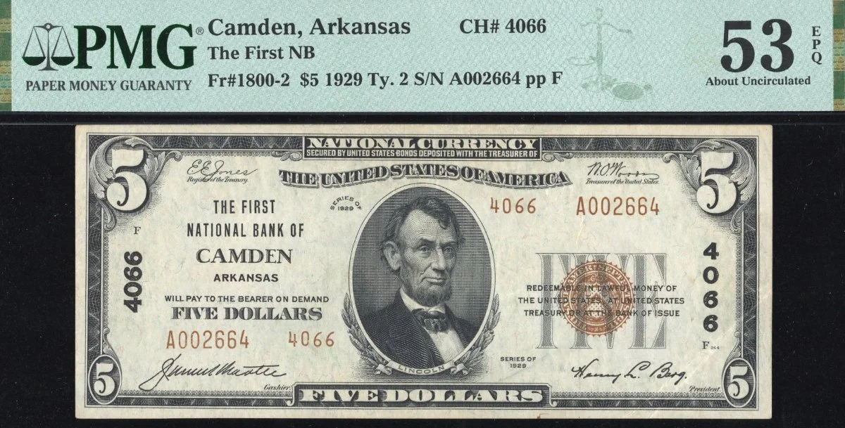 Hokiefan's-Collection-Of-Arkansas-Obsoletes,-Scrip-And-National-Bank-Notes