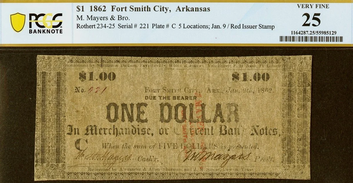 Hokiefan's-Collection-Of-Arkansas-Obsoletes,-Scrip-And-National-Bank-Notes
