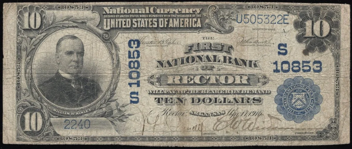 Hokiefan's-Collection-Of-Arkansas-Obsoletes,-Scrip-And-National-Bank-Notes