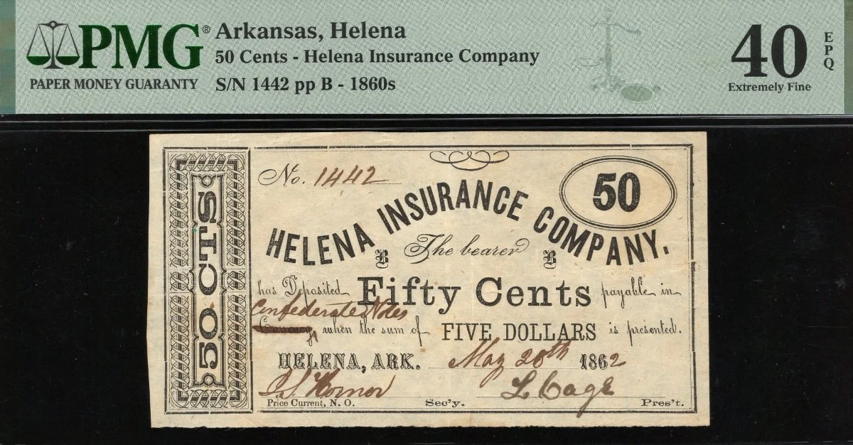 Hokiefan's-Collection-Of-Arkansas-Obsoletes,-Scrip-And-National-Bank-Notes