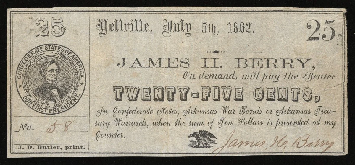 Hokiefan's-Collection-Of-Arkansas-Obsoletes,-Scrip-And-National-Bank-Notes