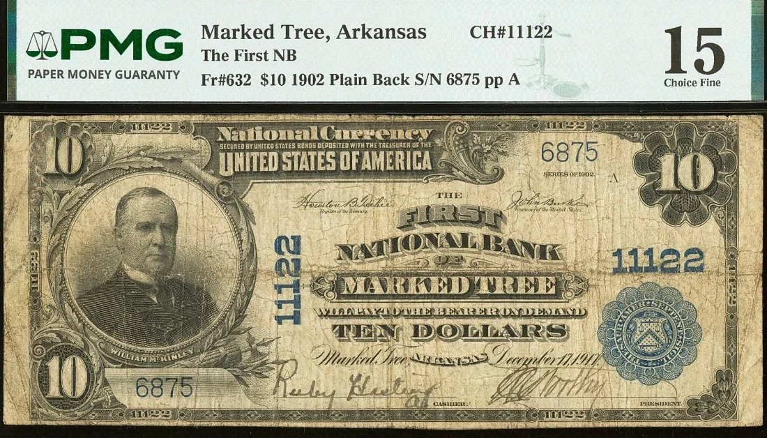 Hokiefan's-Collection-Of-Arkansas-Obsoletes,-Scrip-And-National-Bank-Notes