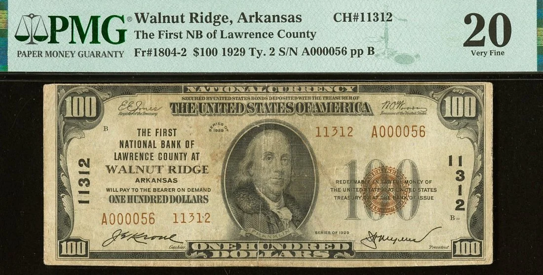 Hokiefan's-Collection-Of-Arkansas-Obsoletes,-Scrip-And-National-Bank-Notes