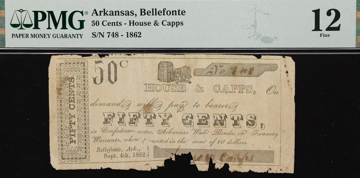 Hokiefan's-Collection-Of-Arkansas-Obsoletes,-Scrip-And-National-Bank-Notes