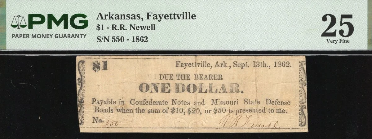 Hokiefan's-Collection-Of-Arkansas-Obsoletes,-Scrip-And-National-Bank-Notes