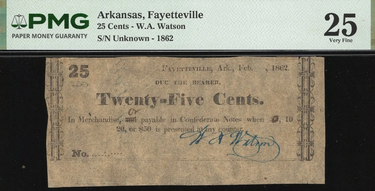 Hokiefan's-Collection-Of-Arkansas-Obsoletes,-Scrip-And-National-Bank-Notes