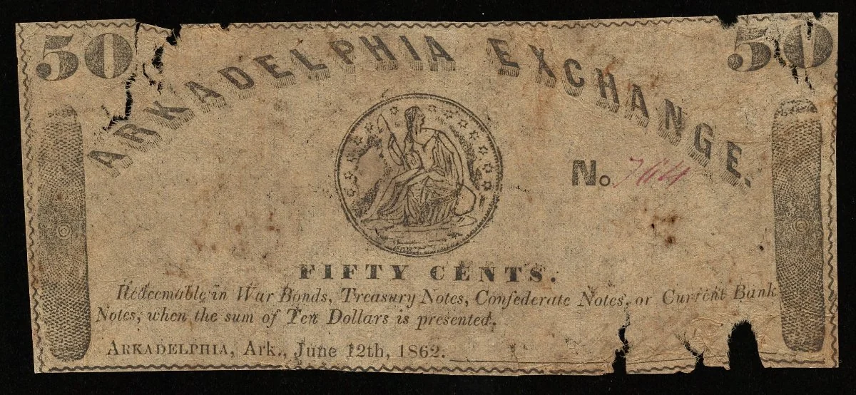 Hokiefan's-Collection-Of-Arkansas-Obsoletes,-Scrip-And-National-Bank-Notes