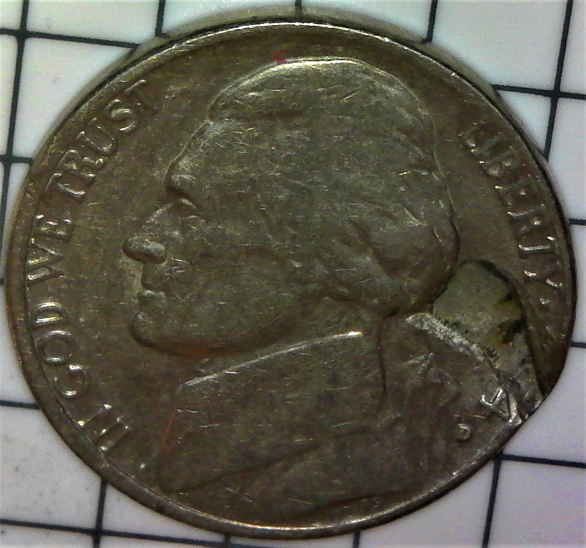 19?4-D-Nickel-Strange-Indented-Chunk