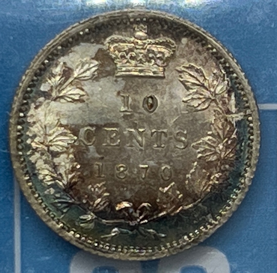 Canada-CCCS-10-Cents-1870-MS-64-Narrow-0-Doubling-187