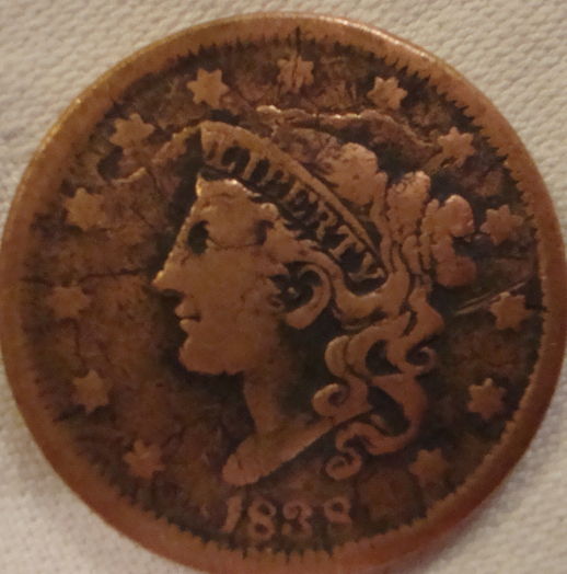 Strange-1838-Large-Cent--Error?-PMD?-Help!