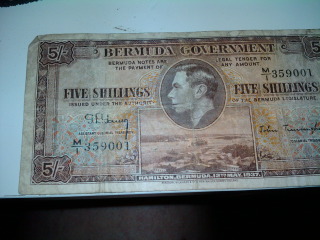 Bermuda-5-Shilling