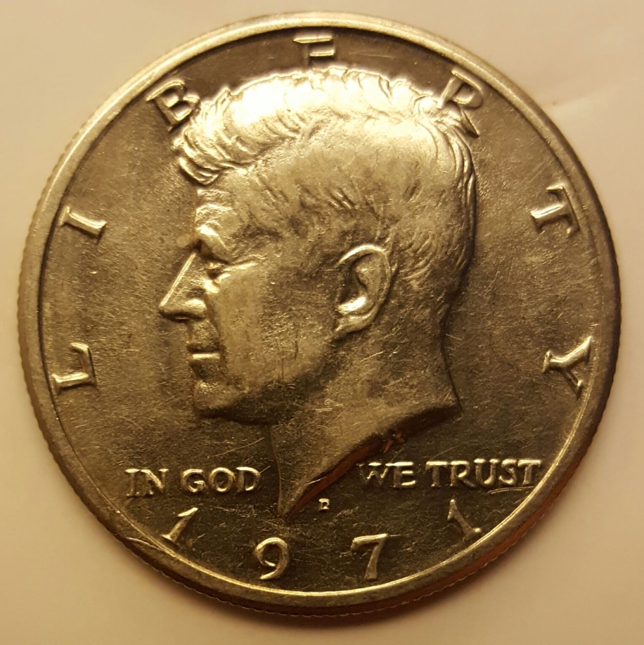 1971-D-Kennedy-Half-X2-Rim-Errors-Or-PMD?