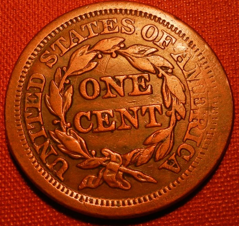 1854-Triple-Struck-Large-Cent-Falling-Stars-On-Rim-Second-Date-Under-Chin-Any-Ideas-How-And-Worth?