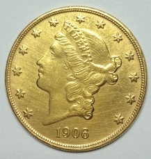 1906-S-Liberty-Head-Double-Eagle-20-Dollar-Gold-Coins-?